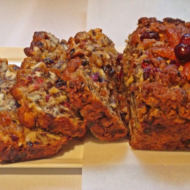 Low-carb Fruitcake without much "real" fruit! https://www.carbwarscookbooks.com/2014-wrap-up-and-one-more-holiday-recipe-fruit-cake/
